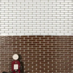 Lux Mosaic Mosaïque Pour Pièce À Vivre<Mosaïque blanc sur résille cuisine et salle de bain. Dublin white 30 x 30,6 cm