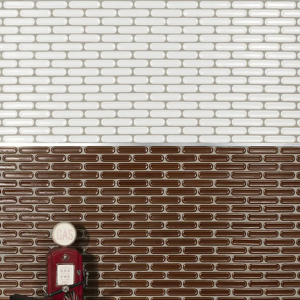 Lux Mosaic Mosaïque Pour Pièce À Vivre<Mosaïque blanc sur résille cuisine et salle de bain. Dublin white 30 x 30,6 cm