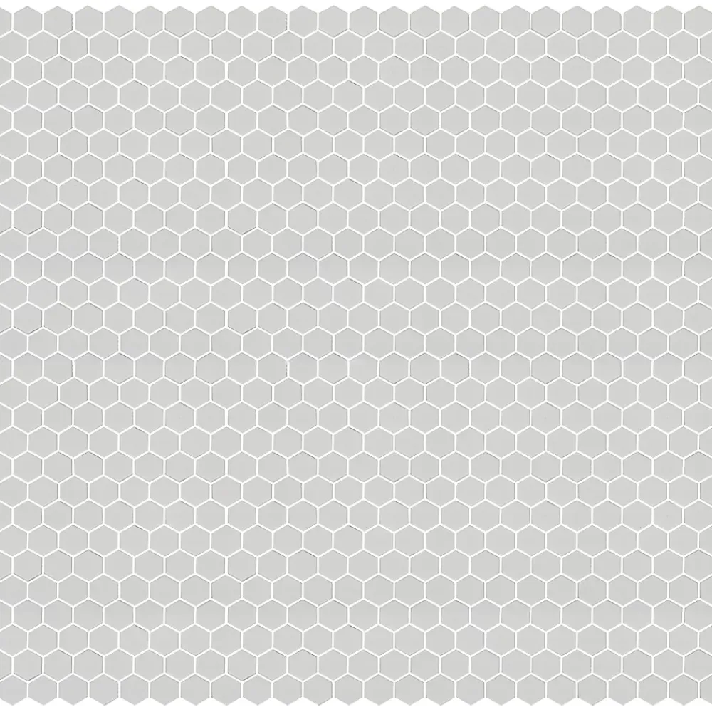 GoodHome Mosaïque blanc 30x30cm Plain- Mosaïque|Mosaïque Pour Wc