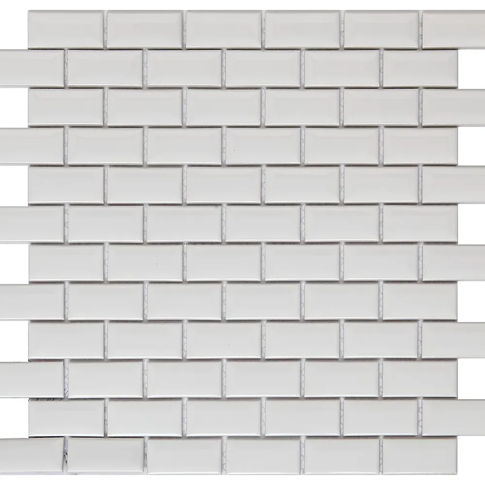 GoodHome Mosaïque Pour Pièce À Vivre|Mosaïque<Mosaïque blanc 30x30cm Trentie