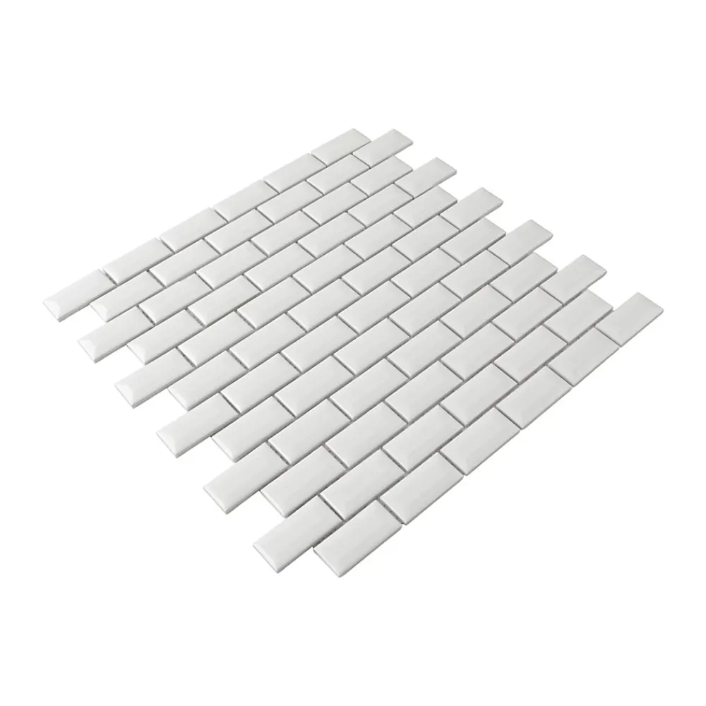 GoodHome Mosaïque Pour Pièce À Vivre|Mosaïque<Mosaïque blanc 30x30cm Trentie