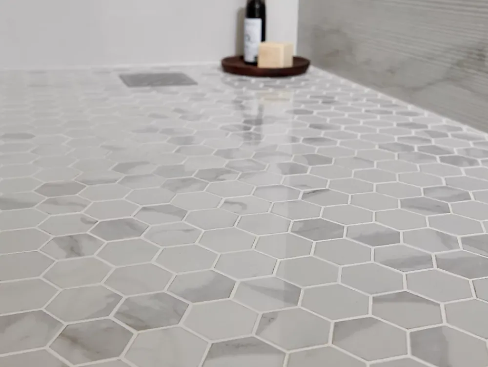 GoodHome Mosaïque blanc 30x30cm Ultimate marble mat- Mosaïque|Mosaïque Pour Douche