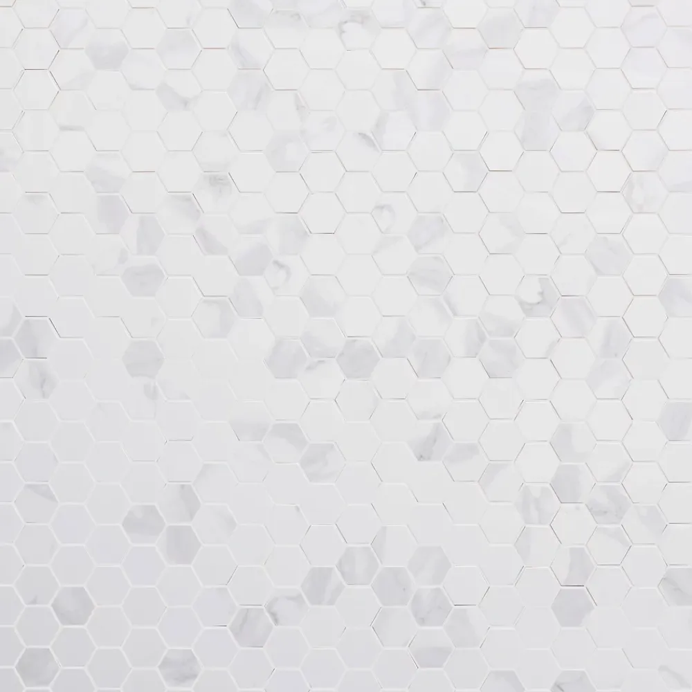 GoodHome Mosaïque blanc 30x30cm Ultimate marble mat- Mosaïque|Mosaïque Pour Douche