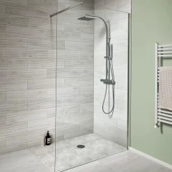 GoodHome Mosaïque Pour Douche|Mosaïque Pour Salle De Bains<Mosaïque blanc 30x30cm Wychwood