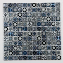 Mat Inter Mosaïque<Mosaïque bleu 2,3 x 2,3 cm Leo