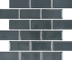 GoodHome Mosaïque céramique bleu L. 29,3 x l. 28,8 cm- Mosaïque Pour Pièce À Vivre|Mosaïque Pour Salle De Bains