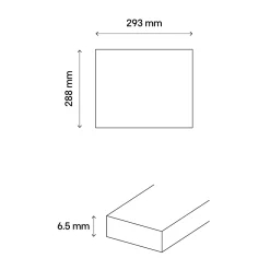 GoodHome Mosaïque céramique bleu L. 29,3 x l. 28,8 cm- Mosaïque Pour Pièce À Vivre|Mosaïque Pour Salle De Bains