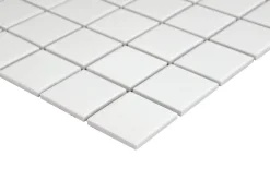 GoodHome Mosaïque Pour Douche|Mosaïque Pour Salle De Bains<Mosaïque céramique Elko blanc L. 30,3 x l. 30,3 cm