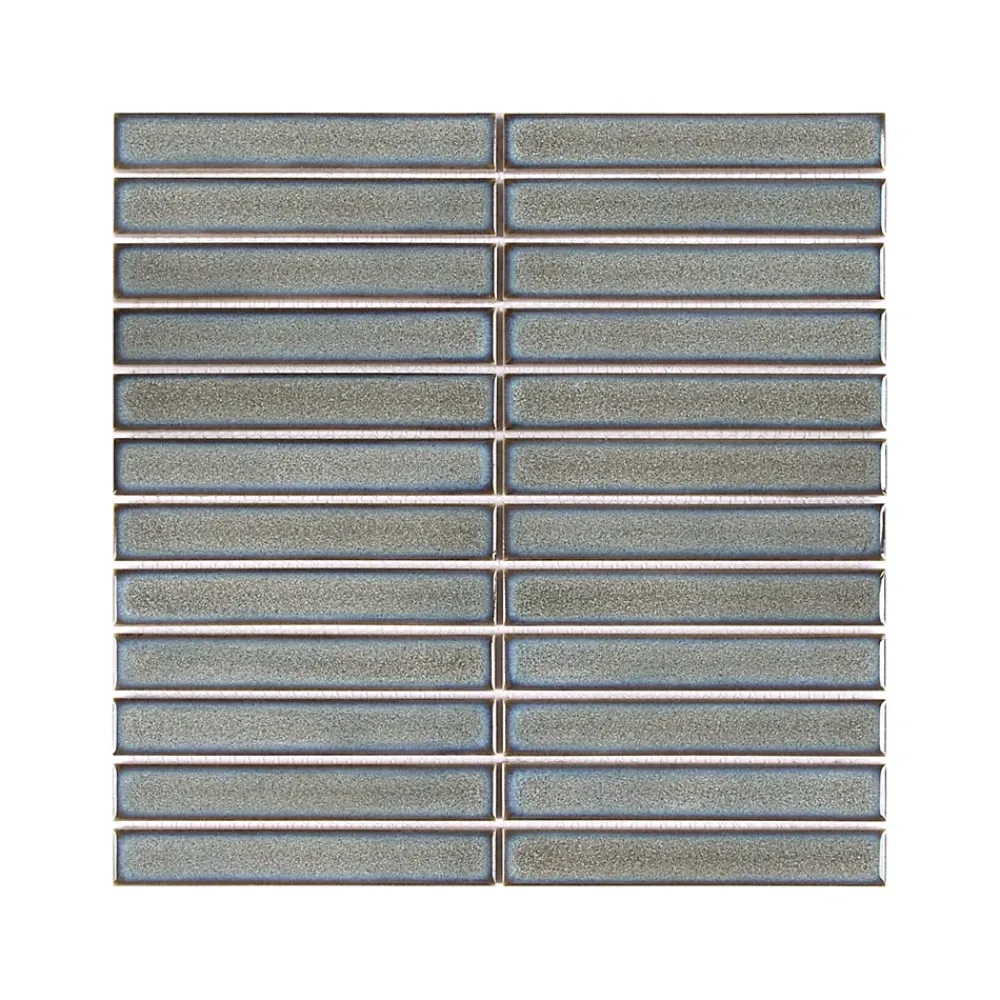 GoodHome Mosaïque céramique gris L. 29,5 x l. 29,8 cm- Mosaïque Pour Pièce À Vivre|Mosaïque Pour Salle De Bains