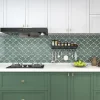 GoodHome Mosaïque céramique gris L. 25,9 x l. 27,3 cm- Mosaïque Pour Pièce À Vivre|Mosaïque