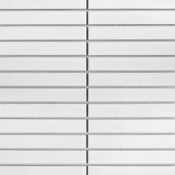 GoodHome Mosaïque Pour Pièce À Vivre|Mosaïque<Mosaïque céramique Luisa blanc L. 29,8 x l. 29,5 cm
