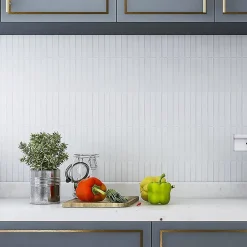 GoodHome Mosaïque Pour Pièce À Vivre|Mosaïque<Mosaïque céramique Luisa blanc L. 29,8 x l. 29,5 cm