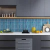 GoodHome Mosaïque Pour Douche<Mosaïque céramique Luisa bleu L. 29,8 x l. 29,5 cm
