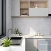GoodHome Mosaïque Crillo blanc 30 x 30 cm- Mosaïque Pour Wc|Mosaïque Pour Pièce À Vivre