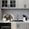 GoodHome Mosaïque|Mosaïque Pour Salle De Bains<Mosaïque Crillo gris 30 x 30 cm