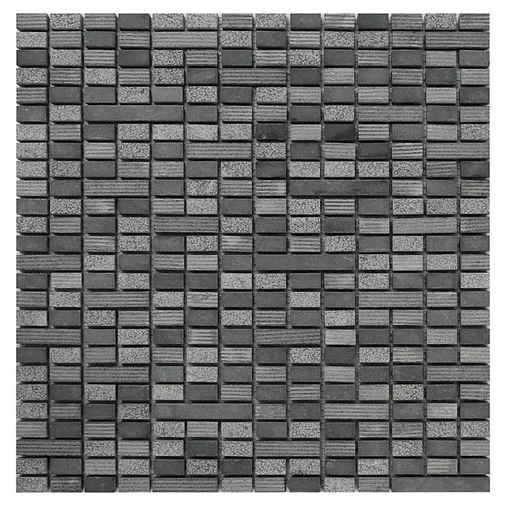 GoodHome Mosaïque|Mosaïque Pour Salle De Bains<Mosaïque Crillo gris 30 x 30 cm