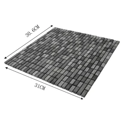 GoodHome Mosaïque|Mosaïque Pour Salle De Bains<Mosaïque Crillo gris 30 x 30 cm