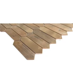 GoodHome Mosaïque cuivre 28,2x33cm Enaide- Mosaïque Pour Douche|Mosaïque Pour Wc