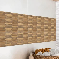 GoodHome Mosaïque cuivre 28,2x33cm Enaide- Mosaïque Pour Douche|Mosaïque Pour Wc