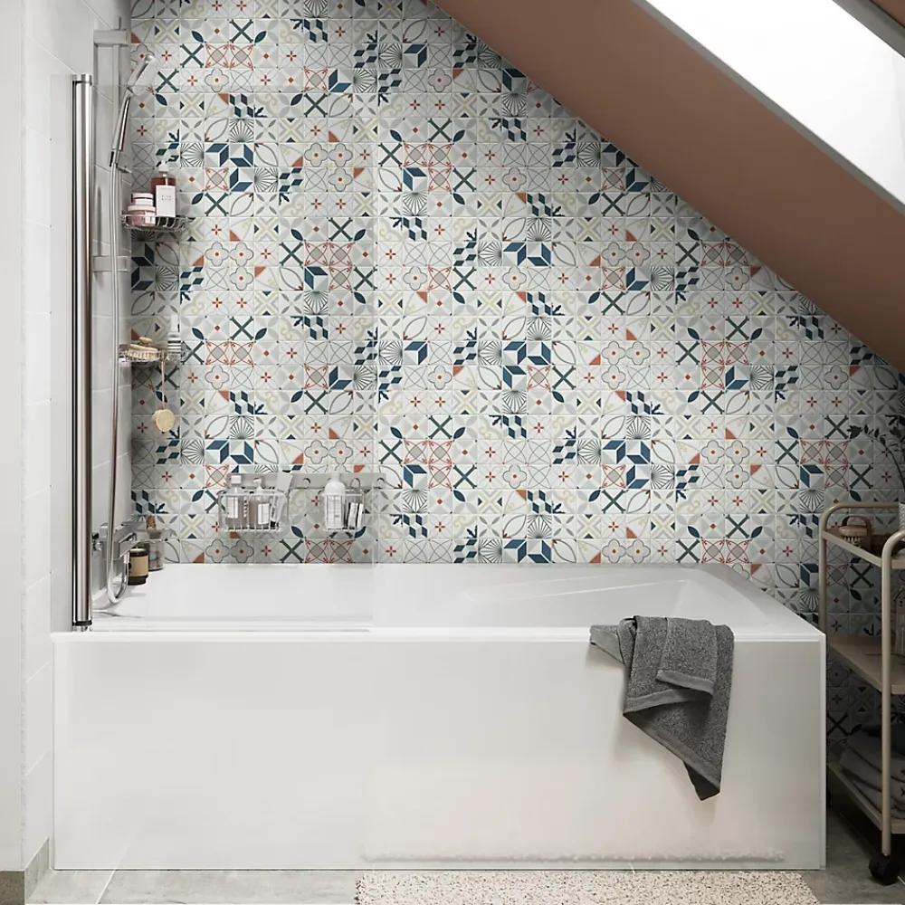 GoodHome Mosaïque Pour Wc|Mosaïque Pour Pièce À Vivre<Mosaïque décoratif 30x30 cm multicolorec