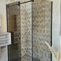 Ilcom Mosaïque Pour Pièce À Vivre|Mosaïque Pour Salle De Bains<Mosaïque de verre pressé antidérapant R11 pour salle de bain ou cuisine 43.5cm x 34.5cm - Taupe Stone Light Matt (0,15m²)