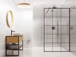 Ilcom Mosaïque Pour Salle De Bains|Mosaïque Pour Pièce À Vivre<Mosaïque de verre sur maille pour salle de bain ou cuisine 26,3 x 30,3 cm - Mirror Reflection
