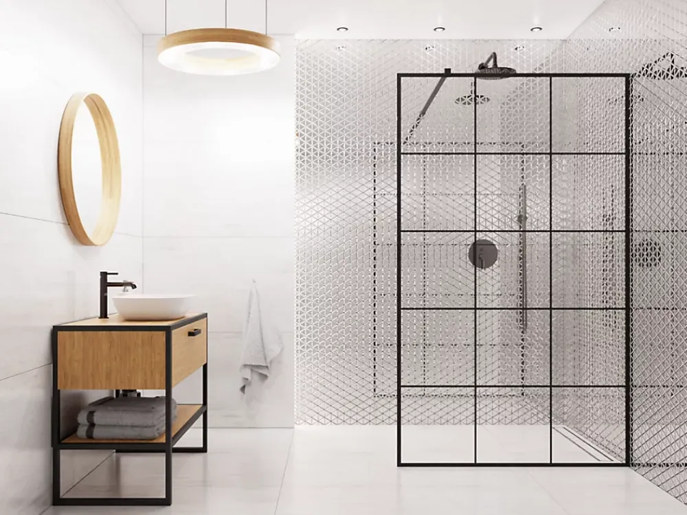 Ilcom Mosaïque Pour Salle De Bains|Mosaïque Pour Pièce À Vivre<Mosaïque de verre sur maille pour salle de bain ou cuisine 26,3 x 30,3 cm - Mirror Reflection