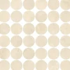 Ro'Ma Carrelage Mosaïque Pour Pièce À Vivre|Mosaïque Pour Wc<Mosaïque effet Béton Beige Coquille 5,2 cm Rond 32x32x0,9 cm Mat Stavira - Sol et mur intérieur (vendu par carton de 0,6144 m²) -