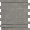 Ro'Ma Carrelage Mosaïque effet Béton Gris Ombre 7,5x2,9 cm Brick 30,5x30,5x0,85 cm Mat Gravino - Mur intérieur (vendu par carton de 0,558 m²) - RO- Mosaïque Pour Pièce À Vivre|Mosaïque Pour Wc