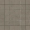 Ro'Ma Carrelage Mosaïque effet Béton Gris Terre 4,8x4,8 cm Quadra 30x30x0,9 cm Mat Vetrano - Sol et mur intérieur (vendu par carton de 0,9 m²) - R- Mosaïque Pour Pièce À Vivre|Mosaïque Pour Wc