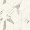 Ro'Ma Carrelage Mosaïque Pour Pièce À Vivre<Mosaïque effet Marbre Blanc Calacatta Alba Hexa Cube 35x30x0,9 cm Silk Montira - Mur intérieur (vendu par carton de 0,42 m²) - RO'