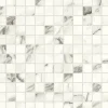 Ro'Ma Carrelage Mosaïque effet Marbre Blanc Calacatta Majestic 2,3x2,3 cm Quadra 30x30x0,9 cm Brillant Faventa - Sol et mur intérieur (vendu par c- Mosaïque Pour Pièce À Vivre|Mosaïque Pour Wc