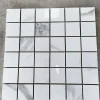 Prissmacer Mosaïque Pour Wc|Mosaïque Pour Salle De Bains<Mosaïque effet marbre Carrara White 5x5 - plaque de 30x30 cm - 1cm épaisseur