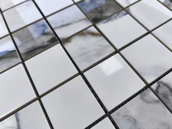 Prissmacer Mosaïque|Mosaïque Pour Douche<Mosaïque effet marbre FANTASY TOPO 5x5 - plaque de 30x30 cm - 1cm épaisseur