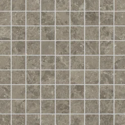 Ro'Ma Carrelage Mosaïque effet Marbre Gris Impérial 3,5x3,5 cm Quadra 30x30x0,9 cm Mat Orsiano - Sol et mur intérieur (vendu par carton de 0,9 m²)- Mosaïque Pour Pièce À Vivre|Mosaïque Pour Wc