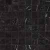 Ro'Ma Carrelage Mosaïque effet Marbre Noir Marquina 3,5x3,5 cm Quadra 30x30x0,95 cm Mat Marvillo - Sol et mur intérieur (vendu par carton de 0,9 m- Mosaïque|Mosaïque Pour Pièce À Vivre