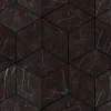 Ro'Ma Carrelage Mosaïque Pour Pièce À Vivre<Mosaïque effet Marbre Noir Marquina Hexa Cube 35x30x0,95 cm Brillant Marvillo - Mur intérieur (vendu par carton de 0,42 m²) - RO'M