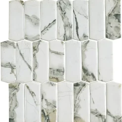 Lux Mosaic Mosaïque Pour Douche<Mosaïque Effet Marbre Silk Marmi 30x28,5 cm Intérieur/Extérieur