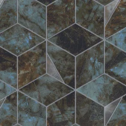 Ro'Ma Carrelage Mosaïque effet Marbre Tropicale Hexa 40,3x23,3x0,9 cm Brillant Sorvella - Mur intérieur (vendu par carton de 0,56339 m²) - RO'MA C- Mosaïque Pour Pièce À Vivre