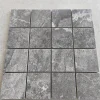 Prissmacer Mosaïque effet pierre CAVE ARGENT 7x7 - plaque de 30x30 cm - 1cm épaisseur- Mosaïque Pour Douche