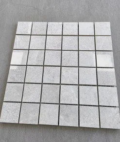 Prissmacer Mosaïque Pour Douche|Mosaïque Pour Pièce À Vivre<Mosaïque effet pierre OLYMPIA PERLA 5x5 - plaque de 30x30 cm - 1cm épaisseur