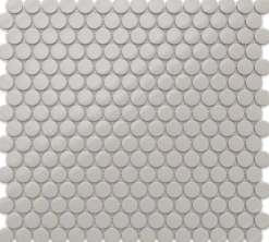 Ilcom Mosaïque en céramique sur filet pour salle de bain ou cuisine 29.3cm x 31.7cm - Grey bubbles- Mosaïque Pour Pièce À Vivre|Mosaïque Pour Wc