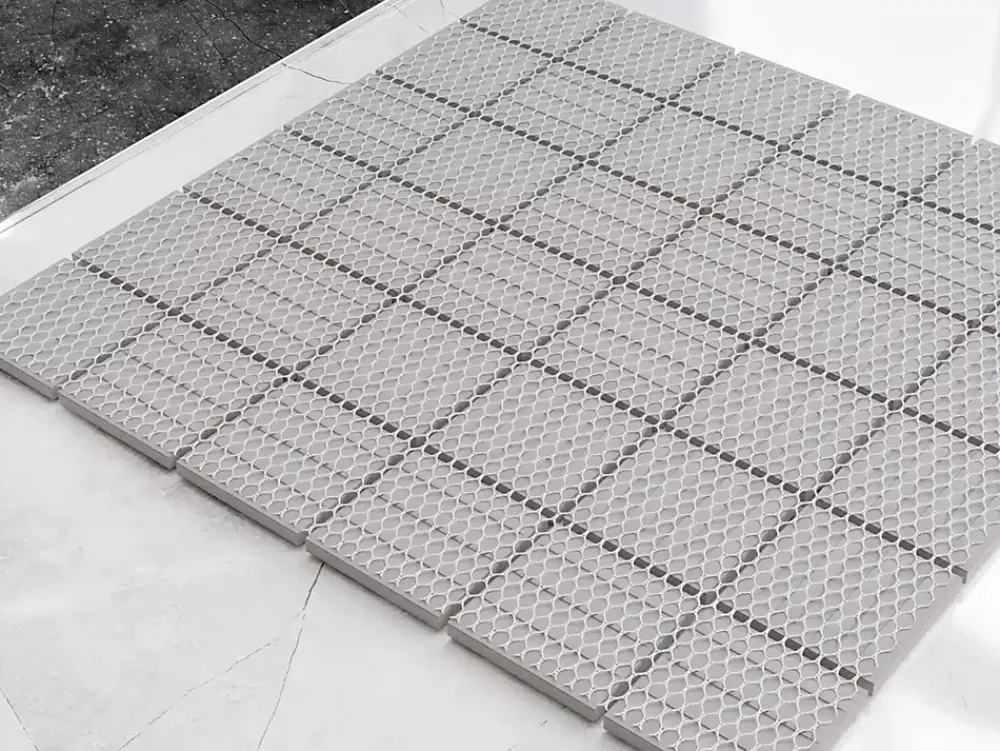 Ilcom Mosaïque<Mosaïque en céramique sur filet pour salle de bain ou cuisine 30cm x 30 cm - Trentino