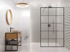 Ilcom Mosaïque Pour Douche|Mosaïque<Mosaïque en céramique sur filet pour salle de bain ou cuisine 25.5cm x 29.5cm - Kubrick