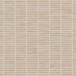 Ilcom Mosaïque en céramique sur filet pour salle de bain ou cuisine 29.6cm x 30.0cm - Light wood piano- Mosaïque Pour Salle De Bains