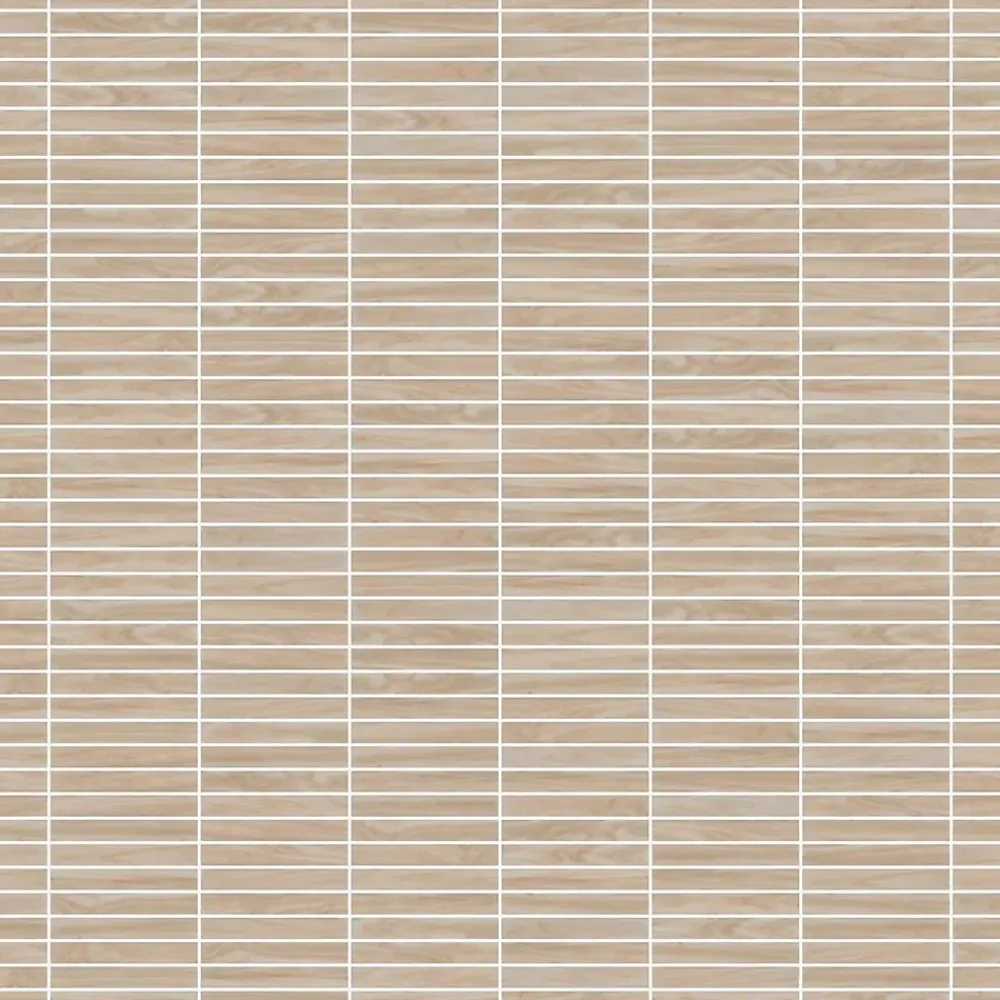 Ilcom Mosaïque en céramique sur filet pour salle de bain ou cuisine 29.6cm x 30.0cm - Light wood piano- Mosaïque Pour Salle De Bains