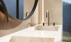 Ilcom Mosaïque en céramique sur filet pour salle de bain ou cuisine 29.6cm x 30.0cm - Dark wood piano- Mosaïque Pour Douche