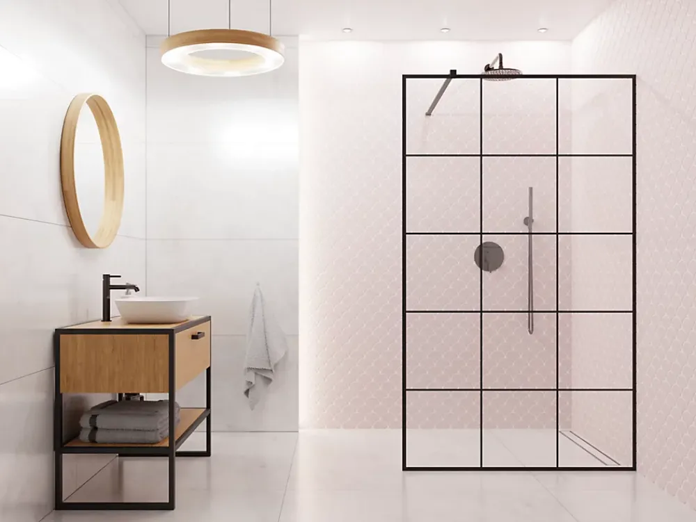 Ilcom Mosaïque|Mosaïque Pour Salle De Bains<Mosaïque en céramique sur filet pour salle de bain ou cuisine 29cm x 28.5cm - Pink sunset