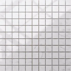 Ilcom Mosaïque Pour Douche|Mosaïque Pour Salle De Bains<Mosaïque en gres sur maille pour salle de bain ou cuisine 30 cm x 30 cm - Carrara