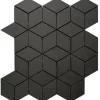 Ilcom Mosaïque en gres sur maille pour salle de bain ou cuisine 26.5 cm x 30.5 cm - Dark side- Mosaïque Pour Pièce À Vivre|Mosaïque Pour Wc